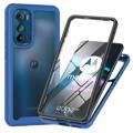 Motorola Moto G Stylus 5G Etui z Serii 360 Protection - Czerń / Przezroczyste