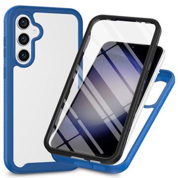 Samsung Galaxy A35 Etui z Serii 360 Protection - Ciemnoniebieski / Przezroczysty