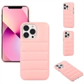 iPhone 11 Pro 3D Jacket Powlekane Plastikowe Etui - Róż