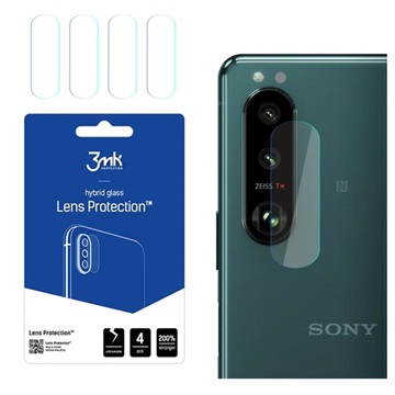 Sony Xperia 1 III Szkło Hartowane w Obiektywie 3MK Hybrid - 4 Szt.