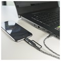 4smarts ComboCord CL Kabel USB-C / USB-C i Lightning - 1,5 m - Czarny