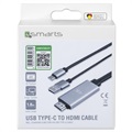 Kabel 4smarts USB-C / HDMI 4K UHD - 1.8m - Czarny