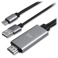 Kabel 4smarts USB-C / HDMI 4K UHD - 1.8m - Czarny