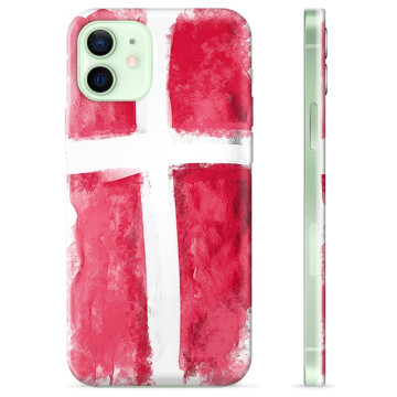 Etui TPU - iPhone 12 - Duńska Flaga