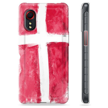 Etui TPU - Samsung Galaxy Xcover 5 - Duńska Flaga