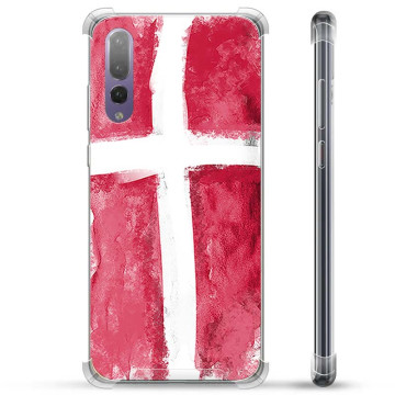 Etui Hybrydowe - Huawei P20 Pro - Duńska Flaga