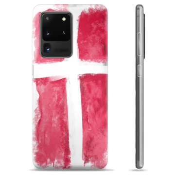 Etui TPU - Samsung Galaxy S20 Ultra - Duńska Flaga