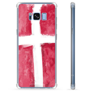 Etui Hybrydowe - Samsung Galaxy S8+ - Duńska Flaga