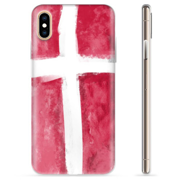 Etui TPU - iPhone X / iPhone XS - Duńska Flaga