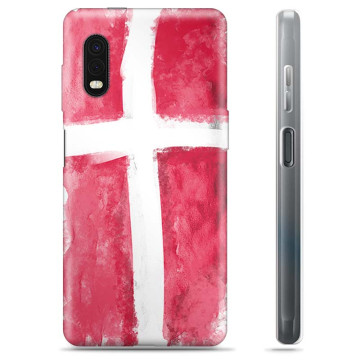 Etui TPU - Samsung Galaxy Xcover Pro - Duńska Flaga