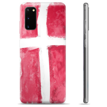 Etui TPU - Samsung Galaxy S20 - Duńska Flaga