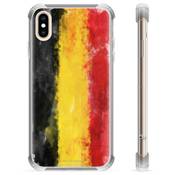 Etui Hybrydowe - iPhone X / iPhone XS - Niemiecka Flaga