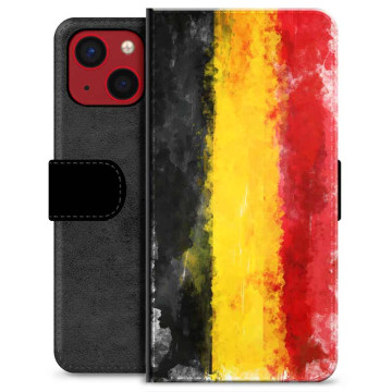 Etui Portfel - iPhone 13 Mini - Niemiecka Flaga