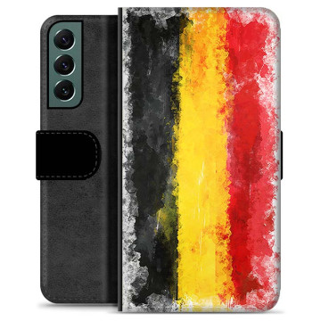 Etui Portfel - Samsung Galaxy S22+ 5G - Niemiecka Flaga