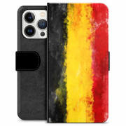 Etui Portfel - iPhone 13 Pro - Niemiecka Flaga