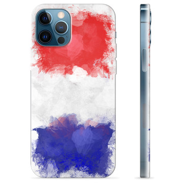 Etui TPU - iPhone 12 Pro - Francuska Flaga