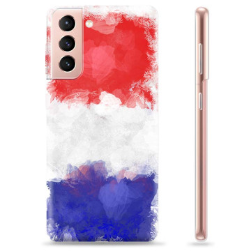 Etui TPU - Samsung Galaxy S21 5G - Francuska Flaga