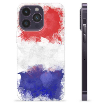 Etui TPU - iPhone 14 Pro Max - Francuska Flaga