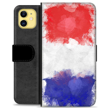 Etui Portfel - iPhone 11 - Francuska Flaga