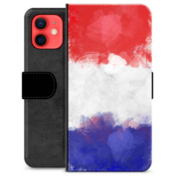 Etui Portfel - iPhone 12 mini - Francuska Flaga