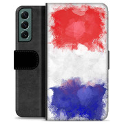 Etui Portfel - Samsung Galaxy S22+ 5G - Francuska Flaga