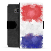 Etui Portfel - Samsung Galaxy S8 - Francuska Flaga