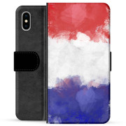 Etui Portfel - iPhone X / iPhone XS - Francuska Flaga