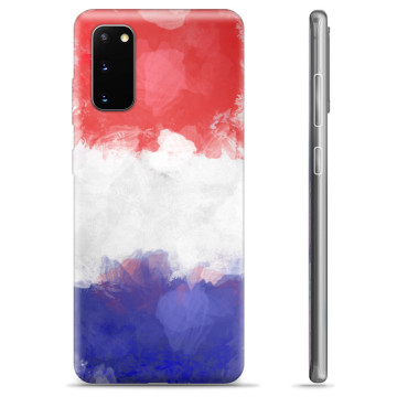 Etui TPU - Samsung Galaxy S20 - Francuska Flaga