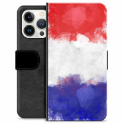 Etui Portfel - iPhone 13 Pro - Francuska Flaga