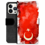 Etui Portfel - iPhone 13 Pro - Turecka Flaga