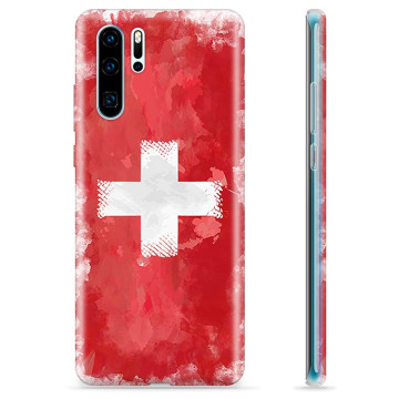 Etui TPU - Huawei P30 Pro - Szwajcarska Flaga