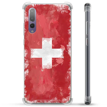 Etui Hybrydowe - Huawei P20 Pro - Szwajcarska Flaga