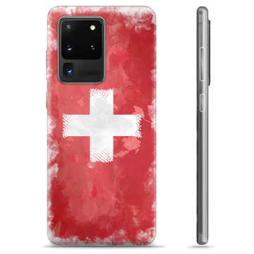 Etui TPU - Samsung Galaxy S20 Ultra - Szwajcarska Flaga