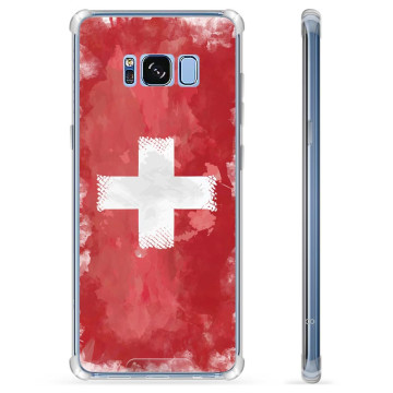 Etui Hybrydowe - Samsung Galaxy S8 - Szwajcarska Flaga