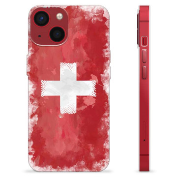 Etui TPU - iPhone 13 Mini - Szwajcarska Flaga