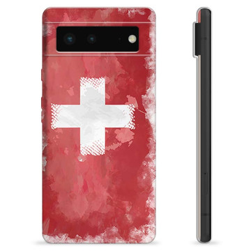 Etui TPU - Google Pixel 6 - Szwajcarska Flaga