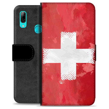 Etui Portfel - Huawei P Smart (2019) - Szwajcarska Flaga