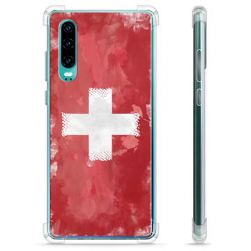 Etui Hybrydowe - Huawei P30 - Szwajcarska Flaga