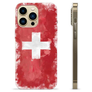 Etui TPU - iPhone 13 Pro Max - Szwajcarska Flaga