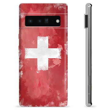 Etui TPU - Google Pixel 6 Pro - Szwajcarska Flaga