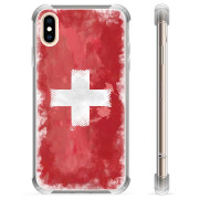 Etui Hybrydowe - iPhone X / iPhone XS - Szwajcarska Flaga