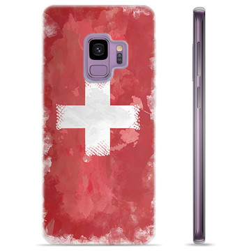 Etui TPU - Samsung Galaxy S9 - Szwajcarska Flaga