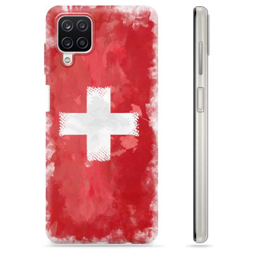 Etui TPU - Samsung Galaxy A12 - Szwajcarska Flaga