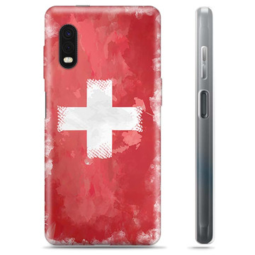 Etui TPU - Samsung Galaxy Xcover Pro - Szwajcarska Flaga