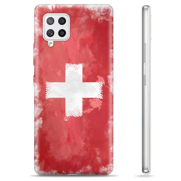 Etui TPU - Samsung Galaxy A42 5G - Szwajcarska Flaga