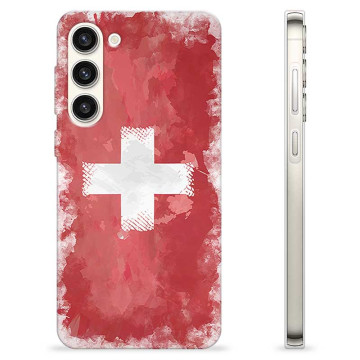 Etui TPU - Samsung Galaxy S23+ 5G - Szwajcarska Flaga