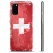 Etui TPU - Samsung Galaxy S20 - Szwajcarska Flaga