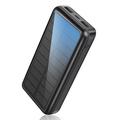 828P Solar Power Bank 30000mAh / Ultimate Portable Charger for Outdoor Emergencies - Czarny