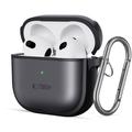 Obudowa hybrydowa AirPods 4 Tech-Protect Magmat - matowa czerń