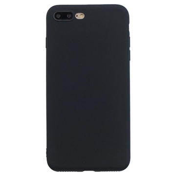 iPhone 7 Plus/8 Plus Matowy Pokrowiec TPU Anti-Fingerprint - Czarne